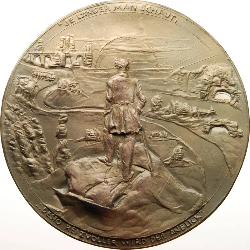 Peter-Götz Güttler, Medaille auf den 250. Geburtstag von Wilhelm Lebrecht Götzinger, 2008