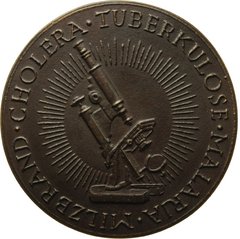 Medaille auf Robert Koch, Deutschland 1981