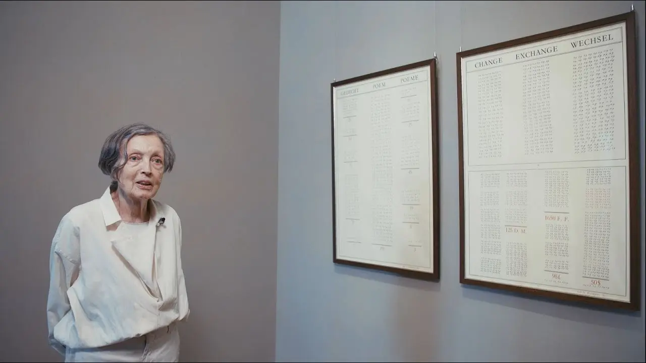 Werke aus der Schenkung Sammlung Hoffmann (7): Marcel Broodthaers,  Gedicht/Poem/Poème Change/...