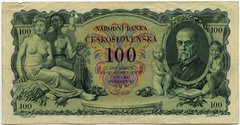 Tschechoslowakei, 100 Kronen, 10.1.1931