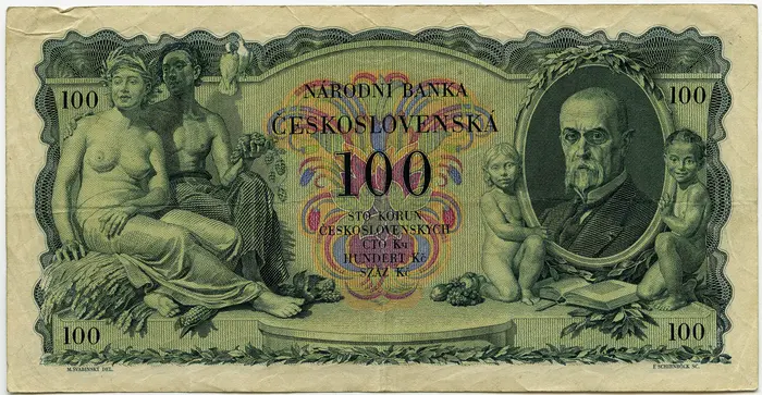 Tschechoslowakei, 100 Kronen, 10.1.1931