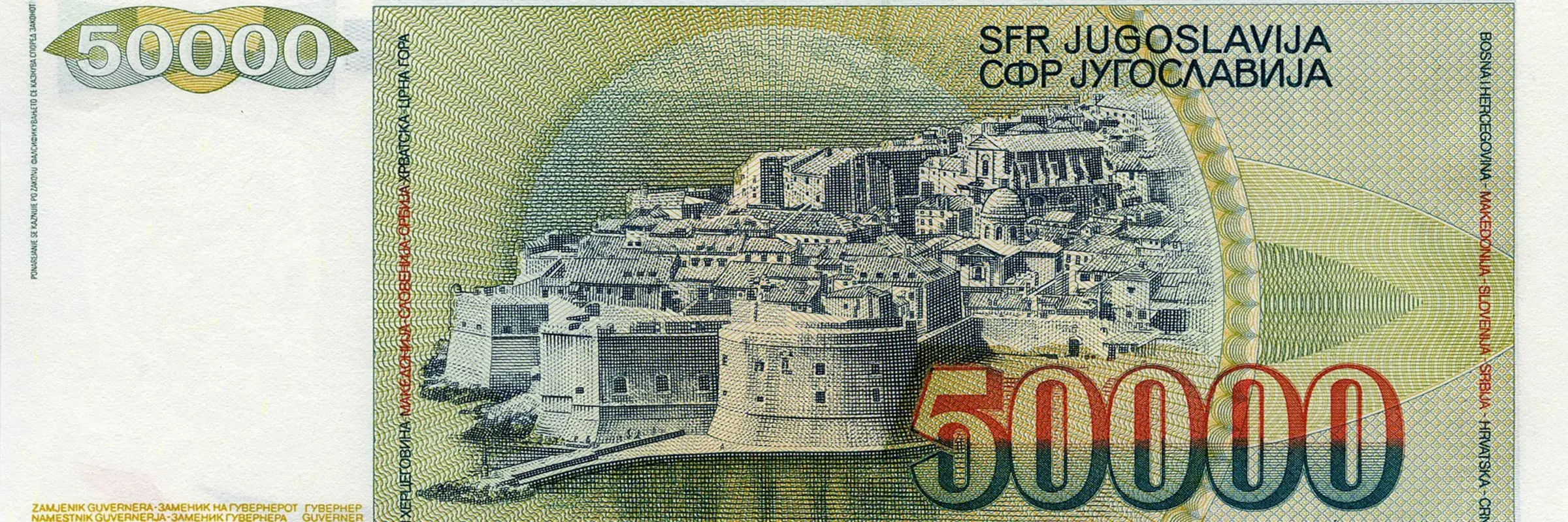 Jugoslawien, Nationalbank, 50000 Dinare, 1.5.1988